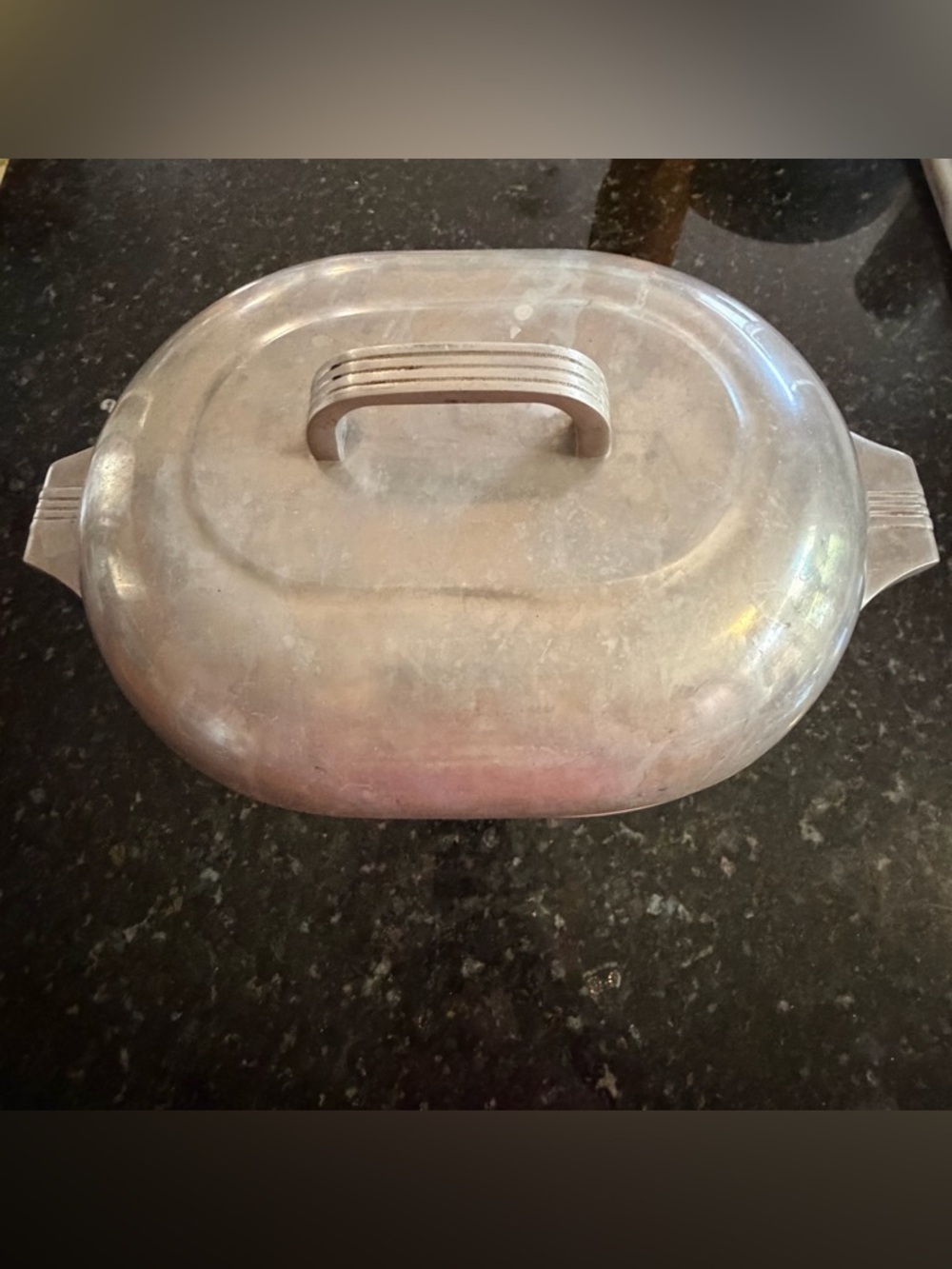 Vtg Wagner Ware Sidney O Magnalite 4265-P 8qt Roaster / Dutch Oven / Pot w Lid